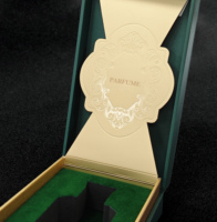 Boîtes rigides de luxe de style arabe pour parfums et cosmétiques, en carton, avec fermeture magnétique, éponge, emballage recyclable pour produits essentiels