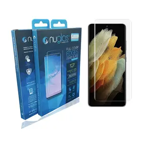 S21 Ultra UV Liquid Tempered Glass Screen Protector For Samsung