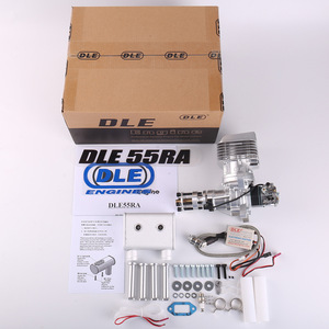 Motor de Gasolina Original <span class=keywords><strong>DLE</strong></span> 55CC DLE55RA de un Solo Cilindro y Dos Tiempos con Escape Trasero para Avión RC - Product Image 3