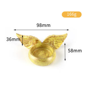 TC Vintage Resin <strong>Angel</strong> <strong>Candle</strong> <strong>Holders</strong> for Candlelight Dinner Ornaments Home Decoration and Gifts Candlestick With Wings - Product Image 6