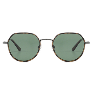 Gafas de Sol Unisex Ovaladas con Montura Metálica Completa, Lentes Oscuras con Protección UV400, Estilo Retro, Uso Casual para Adultos - Product Image 6