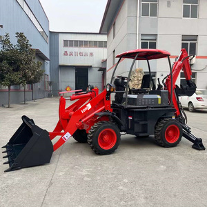 Toho Mini Wheel <b>Backhoe</b> Excavator 3.0 Ton Small <b>Loaders</b> with for Sale - Product Image 3