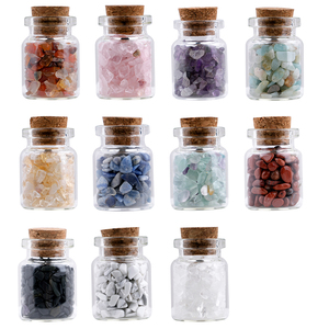 Mini đá quý trôi Chai hồng Hồng thạch anh pha lê đánh bóng đá quý có nhu cầu chai <span class=keywords><strong>Chakra</strong></span> chữa bệnh đá pha lê - Product Image 2