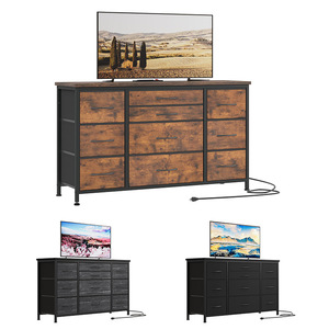 Wholesale cross-border used American-style <b>TV</b> cabinet for <b>small</b> bedrooms, simple floor-standing light luxury <b>TV</b> cabinet. - Product Image 2