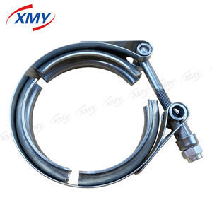 Collier de serrage V-Band XMY 38-152 mm en acier inoxydable pour tuyaux d'échappement de voiture - Product Image 2