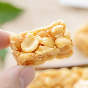 Huanglaowu - Friandises pour chiens aux cacahuètes, saveur xylitol, sans sucre ajouté, croquantes et normales, en carrés - Product Image 5