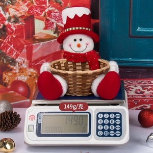 Canasta de Dulces Navideña en Oferta, Canasta de Papá Noel y Muñeco de Nieve, Adorno de Mesa, Decoración Navideña - Product Image 5