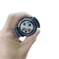 Conectores de Fibra Óptica de Latón CYGT para Exteriores, Adaptador Hembra, Ensamblajes de Conectores de 4 Núcleos