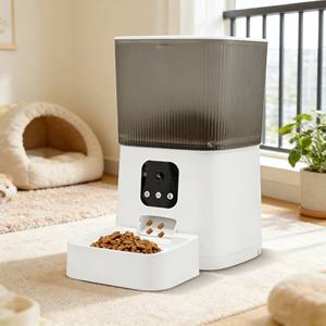 Comedero Automático para Mascotas con Control por Aplicación Inteligente, Dispensador de Comida para Mascotas con Grabación de Voz, Platos y Comederos para Mascotas - Product Image 1