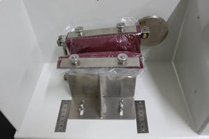 AATCC 150 Tecido <span class=keywords><strong>Down</strong></span>-<span class=keywords><strong>proof</strong></span> Propriedades Rubbing Testing Machine - Product Image 4