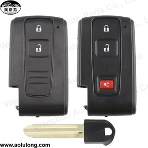Hotsale 2/3 botones vehículo llaves reemplazo Shell caso Fob para Toyota - Product Image 1