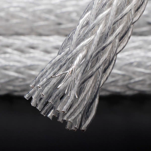 12AG 24 Strands Braided OCC Single Crystal Copper Silver Plated HiFi Bulk Speaker Cable Professional Main Audio Connection Wire - Product Image 3