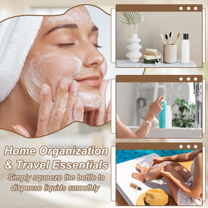 Bouteille de lotion en plastique personnalisée, bouteille de désinfectant pour les mains, bouteille de shampooing en plastique avec bouchon - Product Image 5