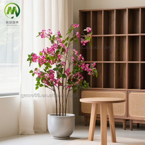 Plante artificielle de <span class=keywords><strong>bougainvillier</strong></span> simulée à couleurs vives et changeantes <span class=keywords><strong>en</strong></span> <span class=keywords><strong>pot</strong></span>, fleurs et arbres artificiels pour la décoration du salon - Product Image 2