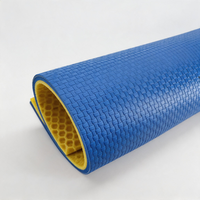 Revêtement de sol en PVC pour terrain de badminton intérieur RunSure Mini Crystal Sand 5,0 mm, épaisseur 5 mm, amovible, antidérapant, surface rugueuse
