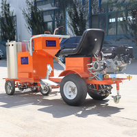 Machine automatique de marquage routier à chaud par poussée manuelle pour lignes de stationnement et équipement de marquage routier