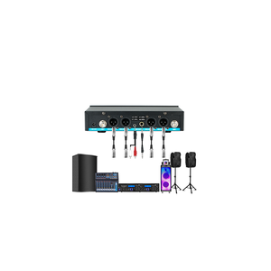 Micrófono Inalámbrico Profesional G9 Uno <span class=keywords><strong>a</strong></span> Cuatro para Conferencias, Micrófono Dinámico Dedicado para KTV, Micrófono para Cantar en KTV - Product Image 3