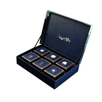 Luxury Custom Logo Wig Magnetic Closure Foldable Rigid Cardboard Paper Hair Extension Roller Black Packaging Gift Box