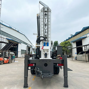 Completamente automatico trivellazione d'acqua su pista macchina <span class=keywords><strong>200m</strong></span> 350m 500m profondità con pompa come componente del nucleo per la perforazione di pozzi profondi - Product Image 3