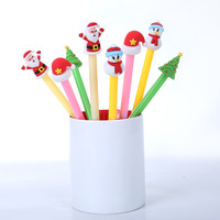 Stylo gel effaçable en plastique personnalisé, dessin animé kawaii, bleu et noir, mignon, 0,5 mm, pour enfants, cadeaux, école, bureau