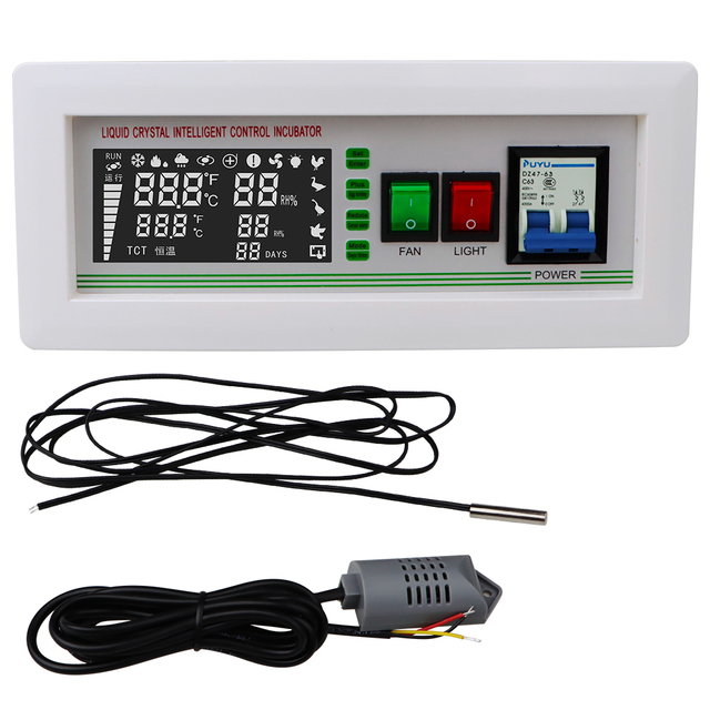 GYS XM-18SD Fully Automatic Large Capacity Egg Incubator Controller NTC Sensor OEM Customizable for Humidity Temperature Control
