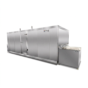 Túnel de nitrógeno líquido de congelación Iqf Transportador de ciruelas de maíz dulce 1000 kg/hora Congelador de túnel Iqf para vegetales - Product Image 1