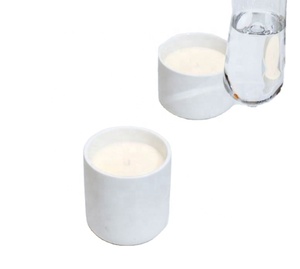 Elegant Candle Vessel Empty Custom Ceramic Wholesale Candle Jars Candle Holder for Tealight SPA Massage Melt Jar - Product Image 1