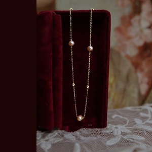 Collier en perles naturelles de style français de luxe Mantianxing pour femmes, simple, petit grain, collier de clavicule, chaîne de cou, Chine 17289 - Product Image 2