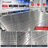 Machine de soudage laser automatique à plaques de 3000W / 6000W pour surfaces à transfert de chaleur gaineées, réservoirs de bière et réservoirs de stockage