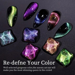 Esmalte de <span class=keywords><strong>Uñas</strong></span> en Gel Efecto Ojo de Gato Galaxy de 9g, Gel Magnético Mejorado con Brillo, Semipermanente, Removible con Acetona, Barniz de Manicura en Gel UV - Product Image 1