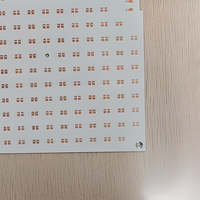 Carte d'échantillon MCPCB en aluminium LED avec dissipation thermique, forme personnalisée pour l'éclairage