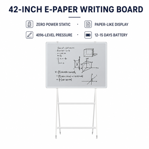 กระดานไวท์บอร์ดอิเล็กทรอนิกส์ E <span class=keywords><strong>Ink</strong></span> Carta ขนาด 42 นิ้ว สำหรับการเรียนการสอนในห้องเรียน กระดานเขียนแบบดิจิทัล E-Paper พร้อมปากกาสไตลัส หน้าจอแสดงผลแบบ Zero Power - Product Image 4