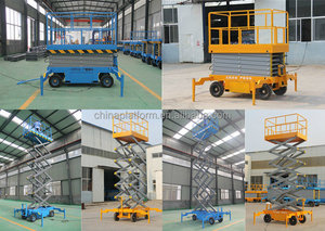 Plateforme élévatrice mobile à ciseaux avec roues flexibles et <span class=keywords><strong>table</strong></span> de travail stable pour <span class=keywords><strong>la</strong></span> maintenance aérienne en intérieur - Product Image 6