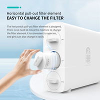 Purificateur d'eau sous évier MICOE à osmose inverse électrique en plastique à 4 étapes, débit de 600 GPD, surveillance TDS, filtration alcaline