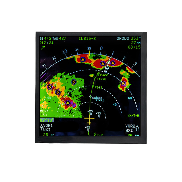 6.2 Inch Flight Simulator LCD 720x720 Resolution IPS LVDS Interface TFT Square LCD Display