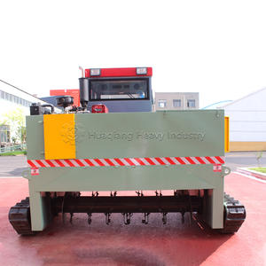 เครื่องเทอร์เนอร์หมักปุ๋ยชีวภาพใบต้นไม้สายพานตีนตะขาบ - Product Image 2