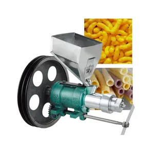 China Popular granule hot air puffer corn puffing rice snack Extruder machine