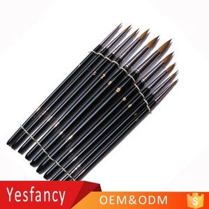 Brosse pour peinture pour <span class=keywords><strong>aquarelle</strong></span>, accessoire de qualité supérieure pour art, poils de <span class=keywords><strong>kolinsky</strong></span>, 1 pièce - Product Image 2