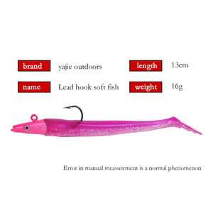 Señuelo de Pesca Integrado con Cebo Suave, 13cm 16g, Cola en T, para Pesca de Lubina en Agua Dulce - Product Image 3