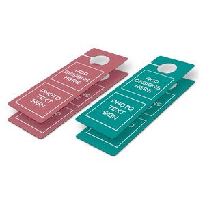 Colgador de Puerta Personalizado con Tarjetas de Visita Promocionales, Papel con Recubrimiento PT para Marketing Inmobiliario - Product Image 5