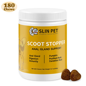 Suppléments nutritionnels Pet Scoot Stopper avec cosse de graines de lin et poudre de citrouille pour favoriser la digestion dans OEM/ODM de chiens à mâcher mous - Product Image 1