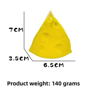Cheese Rubber Hand-made Ball Stall Toy Slow <b>Rebound</b> Decompression Vent Artifact Mini - Product Image 4