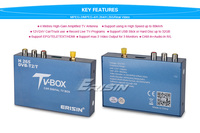 Erisin ES336 HD DVB-T2 Digitale TV-ontvanger USB 2.0 voor auto MPEG-4 HEVC H.265 Ondersteuning Afstandsbediening Plug & Play