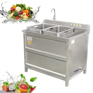 WASC-10 pequeño Tipo de lavadora de vegetales lavadora de verduras