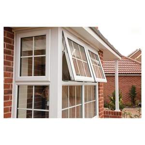 Upvc หน้าต่างกระจกไวนิลพร้อมแถบ<span class=keywords><strong>โค</strong></span><span class=keywords><strong>โล</strong></span>เนียล - Product Image 3