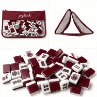 Sac de rangement transparent pour Mahjong en PVC avec fermeture éclair, pochette de voyage portable et légère pour jeu de Mahjong américain – Offre Spéciale