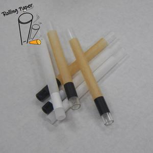 Customized 109MM98MM84MM filter glass cone unbleached rice paper tube can print your brand - Product Image 1