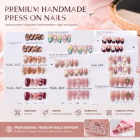 Uñas Postizas de Alta Gama, Liquidación Especial por Tiempo Limitado, Envío Aleatorio, Estilos de Uñas Postizas, Venta al por Mayor Directa de Fábrica