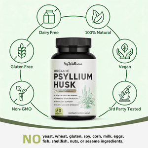 ओएम पेसिलियम भूक कैप्सूल समर्थन प्रतिरक्षा शक्ति के लिए पाचन स्वास्थ्य आंत और कोलन हर्बल पूरक को बढ़ावा देता है - Product Image 6