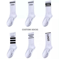 Chaussettes de Sport en Gros, Designer, 100% Coton, Séchage Rapide, Anti-Transpirantes, Épaisses, Imprimées, Unisexe, Quotidiennes, pour Hommes, d'Été, avec Logo Personnalisé